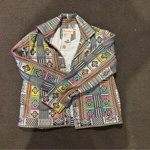 Colorful Patterned Blazer Perte D’ego